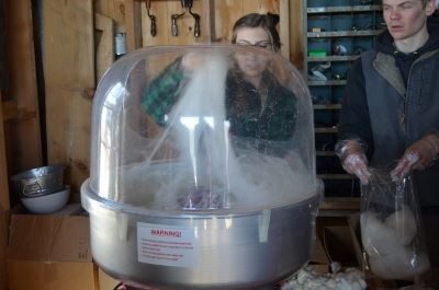 Maine Maple Sunday; Maple cotton candy